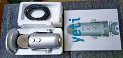 Blue Yeti USB Condenser Microphone Silver Professional Recording