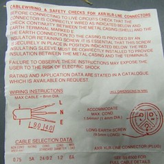 New Cannon XLR Professional Audio 3-Pole Panel Jack Receptacle Socket AXR-LNE-32