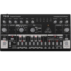 Behringer TD-3-BK Analog Bass Line Synthesizer 3.94 inches (WxLxH), Black
