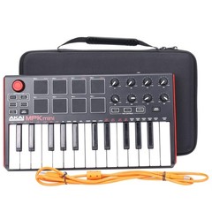 co2crea Hard Travel Case Replacement for Akai Professional MPK Mini MKII |