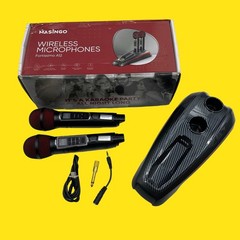 MASINGO Fortissimo A12 x2 Wireless Karaoke Microphones – NO RECEIVER #5100 z39b3
