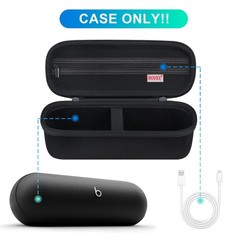 BOVKE Carrying Case for Beats Pill – Portable Bluetooth Speaker, New Black