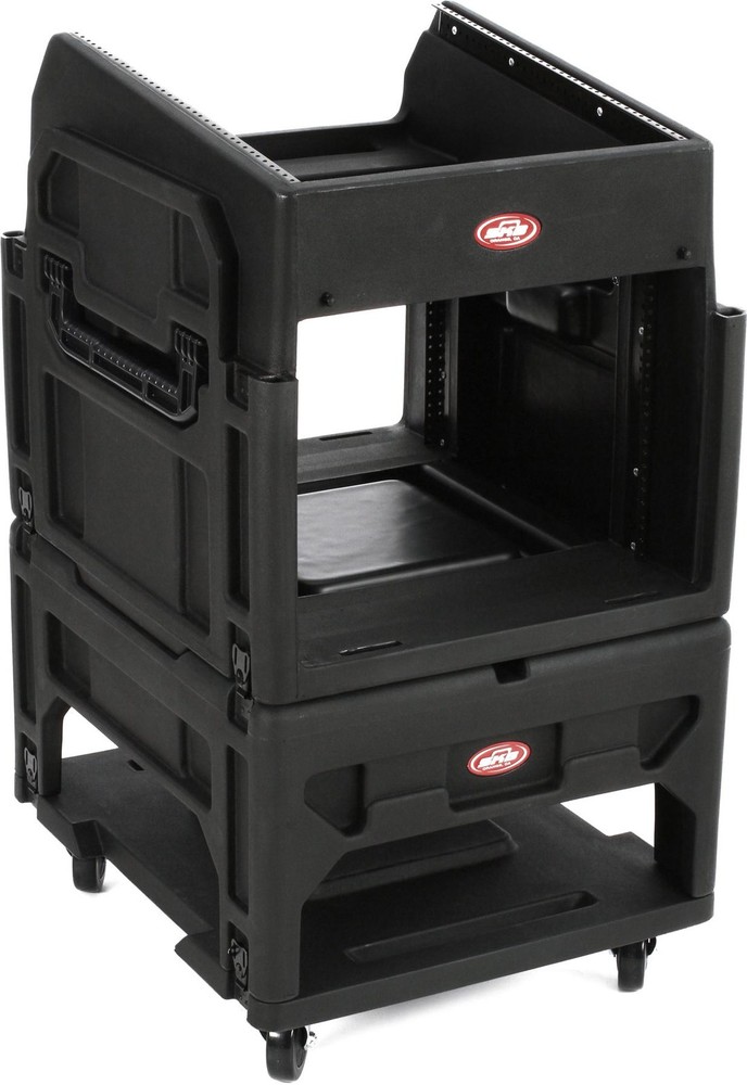 SKB 1SKB19-R1208 12U Top / 8U Bottom Gig Rig Mixer Rack Case