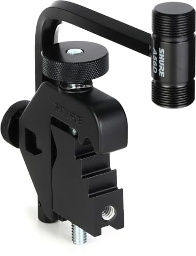 Shure A56D Universal Microphone Drum Mount Accommodates 5/8-Inch Swivel Adapters