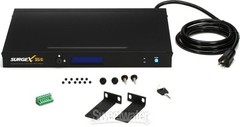 SurgeX SEQ-1U 8 Outlet Sequencing Surge Eliminator with Remote & Key Lock
