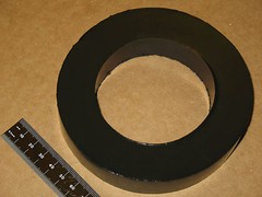 HUGE 5in Dia 1in Thick VIBRATION ISOLATION RING MATERIAL SORBOTHANE DISC POD