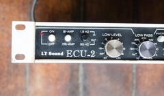 LT Sound ECU-2 Electronic Crossover Pro Audio Bi-Amp / Tri-Amp Tested Works