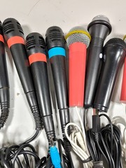 LOT OF 10 Various Brands & Models Microphone Used Working