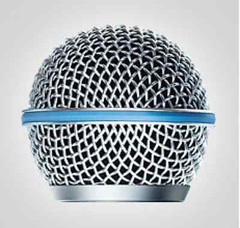 Ships Free! Shure Beta58 Replacement Grille RK265G Authentic Microphone Grill