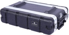 Stackable 2U Rack Case Shallow 14.25″ Depth Polyethylene Hard-shell Construction
