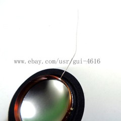 10pcs 4ohm 1″ inch Voice Coil Black Silk +Titanium Dome Diaphragm 25.5 25.4mm
