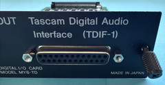Yamaha MY8-TD TDIF-1 8ch Digital I/O Expansion Card Word Clock Out 25-pin D-Sub