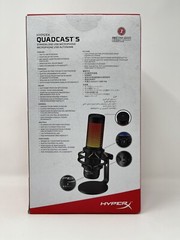 HyperX QuadCast S Condenser Wired Recording Microphone Podcasting Streaming