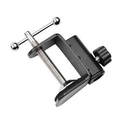Adjustable C-shaped Arm Stand Clamp Desk Mounting Clamp + Screw for Microphone