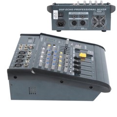 4 Channel Digital Powered Audio Bluetooth Audio Mixer Mixing Amplifier TRS 16DSP