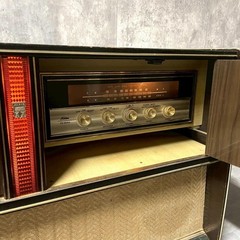 Vintage Toshiba Fs-4500 Vacuum Tube Radio Large Showa Retro Antique Am/fm