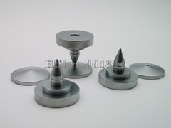 4Set Speaker Stand Spike Spikes Isolation Cone Feet Base hifi brass 35x35mm