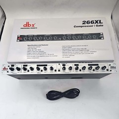 dbx 266xs Dual Channel Compressor Gate Dynamics Processor w/ Side Chain Insert