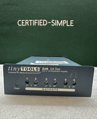 Lot of 3 Tiny Tools 2×6 Distribution Amplifier Tools-Audio Distribution